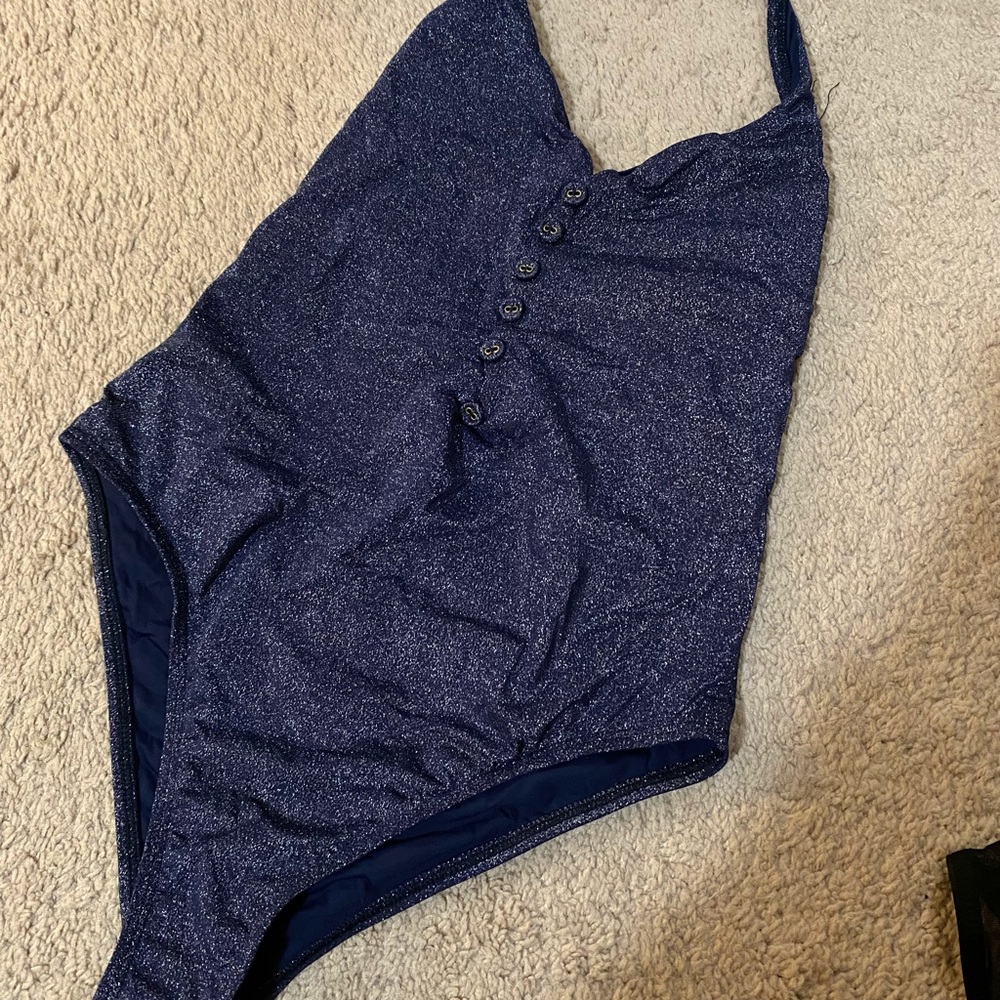 Blue one piece